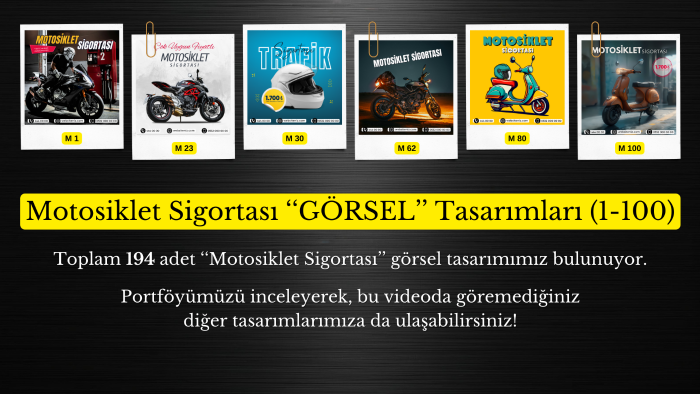 dikkat çekici motosiklet sigortası tasarımları yapabilirim