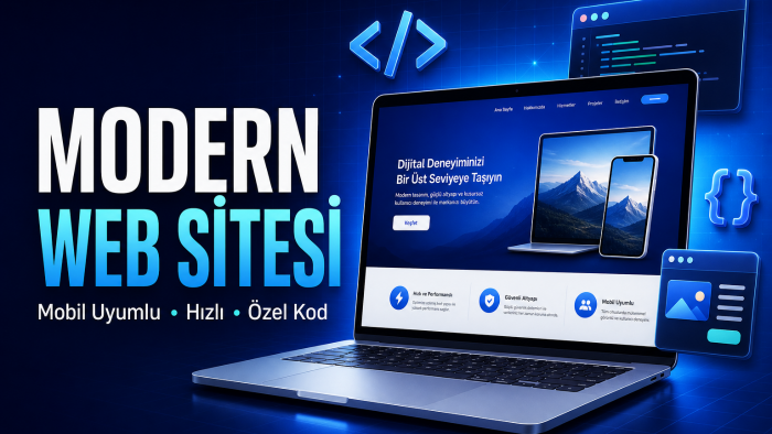 ihtiyacınıza özel modern web sitesi kodlarım