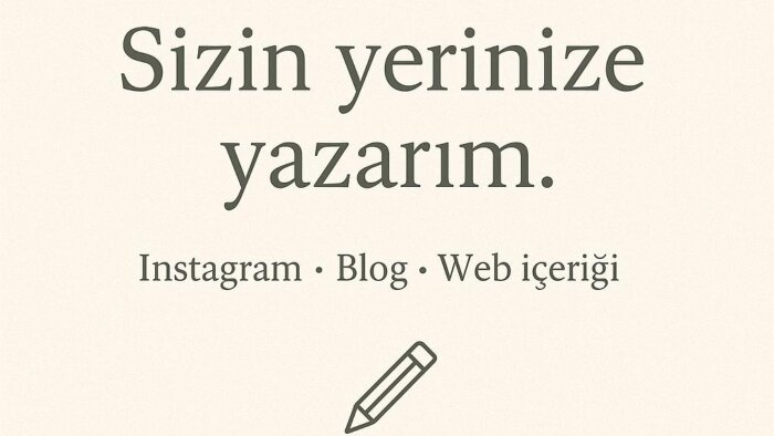 özgün ve akıcı içerik yazarlığı yapıyorum