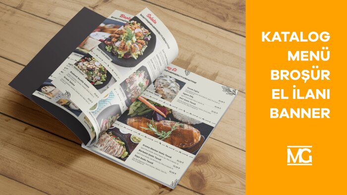 broşür, katalog ve menü tasarımları yapabilirim