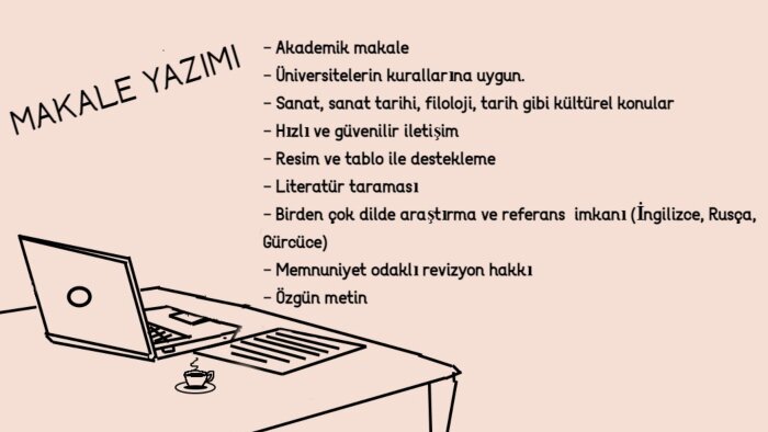isteğinize uygun makale yazarlığı yaparım
