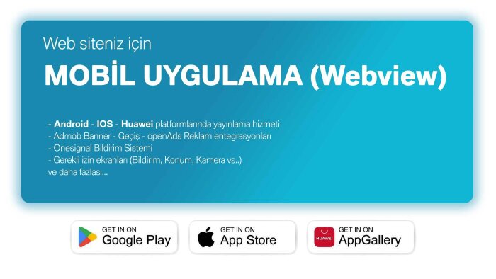 sitenizi mobil uygulama yaparım