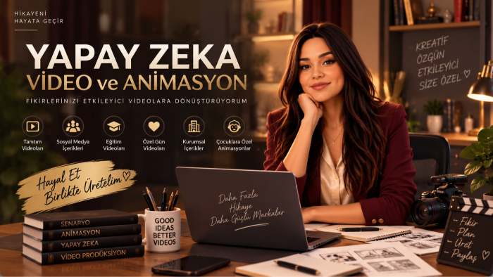 yapay zeka ile talebinize uygun video hazırlarım