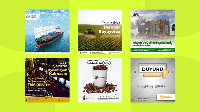 sosyal medya tasarımları hazırlayabilirim