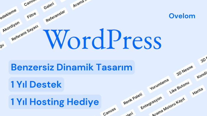 profesyonel şekilde WordPress web sitenizi yaparım