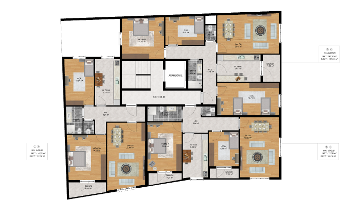 2d plan çizimlerinizin kat plan boyamalarını yapabilirim
