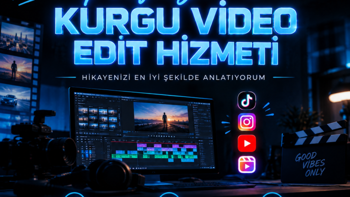 videolarınızı isteğiniz doğrultusunda editlerim