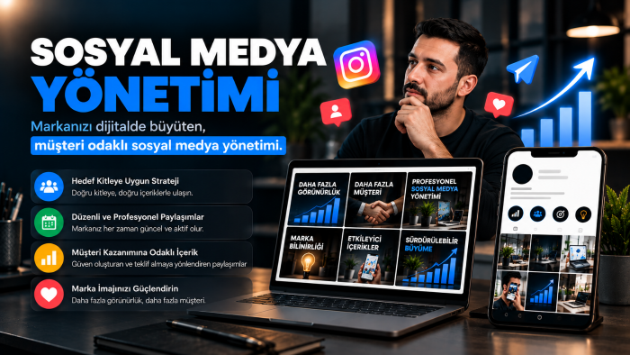 işletmenizin sosyal medya hesaplarını yönetirim