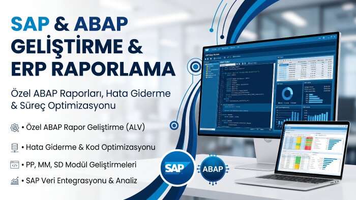 SAP ABAP geliştirmeleri ve süreç raporları hazırlarım