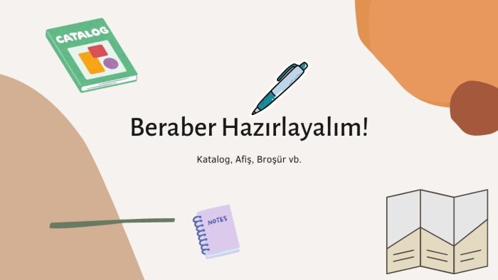 afiş, broşür yada katalog tasarımları oluşturabilirim