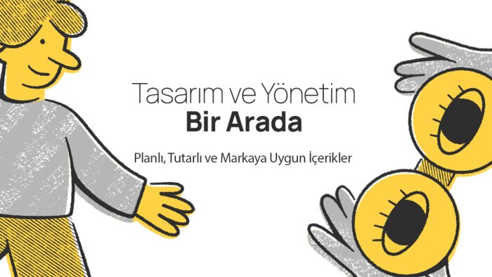 sosyal medya sürecini tasarlar ve yönetirim