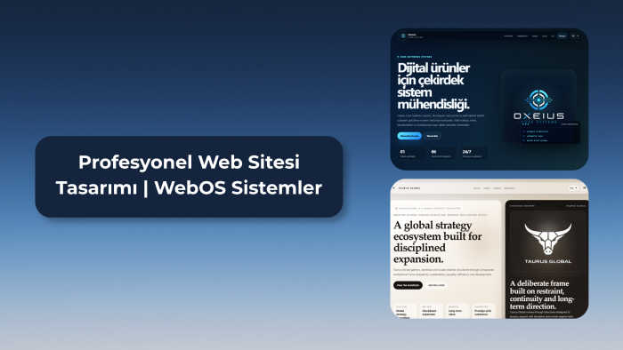 sizin için kişisel veya kurumsal siteler oluşturabilirim