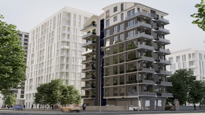cephe modelleme ve gerçekçi sahne ortamı yaratıyorum