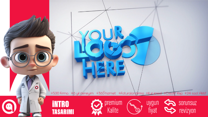 logolarınız için animasyon ve introlar hazırlayabilirim
