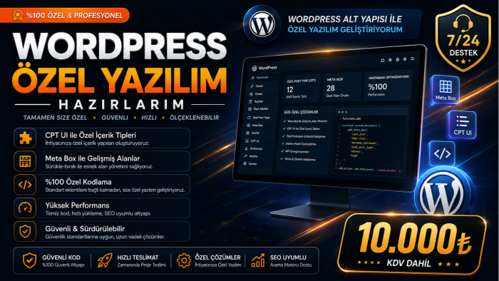 wordpress site hazırlarım