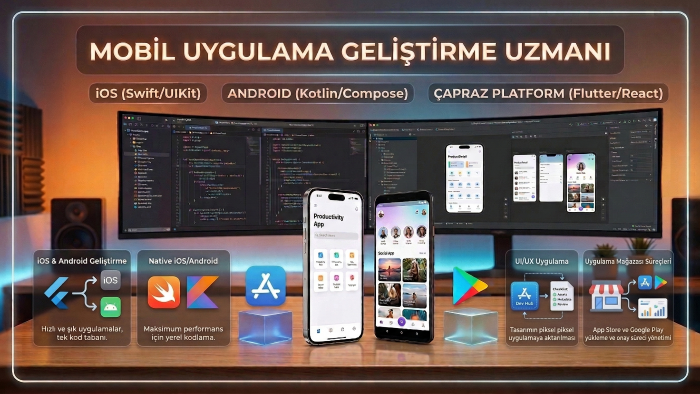 profesyonel android ve ios uygulamalar geliştiririm