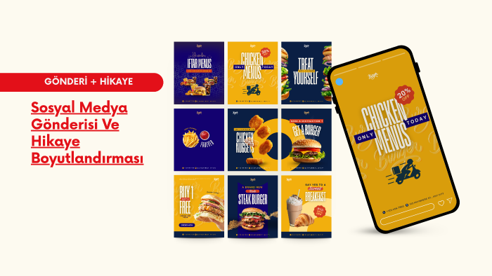 sosyal medya için post ve hikaye tasarımı yaparım