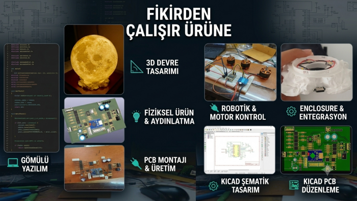 Arduino ESP32 ve PCB tasarımı ile cihaz prototipi yaparım