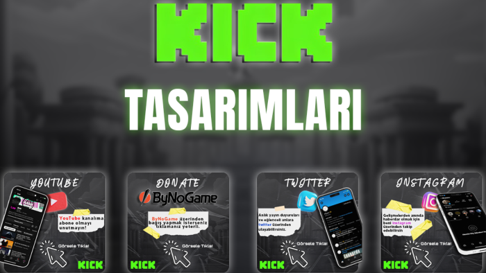 Twitch, Kick vb. yerler için panel tasarımları yapabilirim