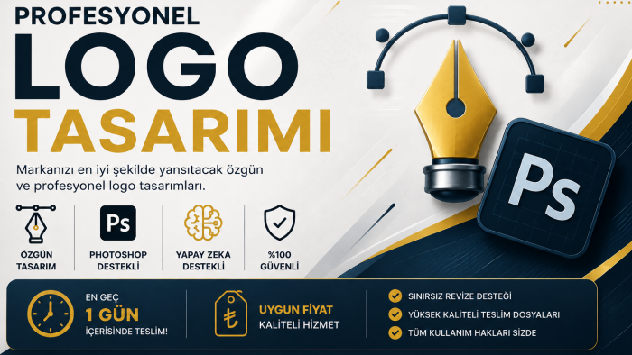 markanıza hızlı ve kaliteli logolar tasarlıyorum