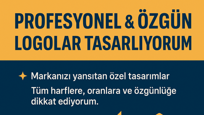 size özel logo tasarım yapabiliyorum