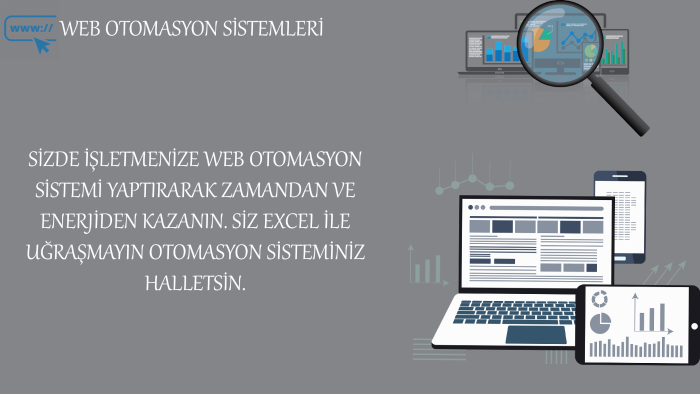 işletmenize özel otomasyon sistemi yapıyorum