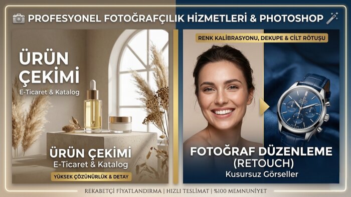 ürünlerinizi profesyonelce fotoğraflar ve rötuşlarım
