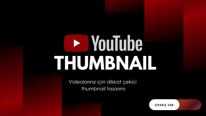 Youtube videolarınız için thumbnail tasarımı yapabilirim