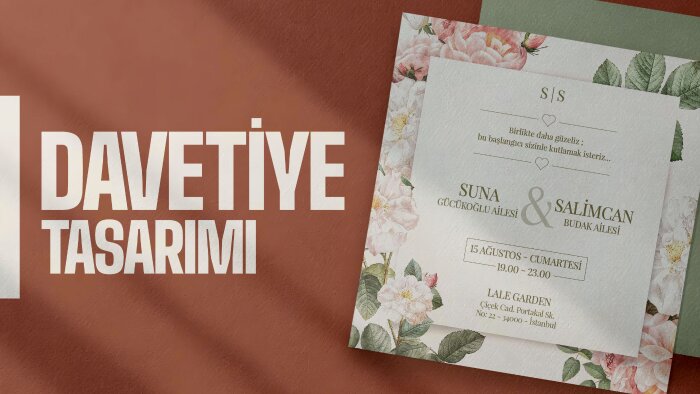 özel günlerinize uygun davetiye tasarımları tasarlarım