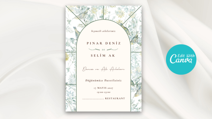 sizin için dijital davetiye tasarlayabilirim