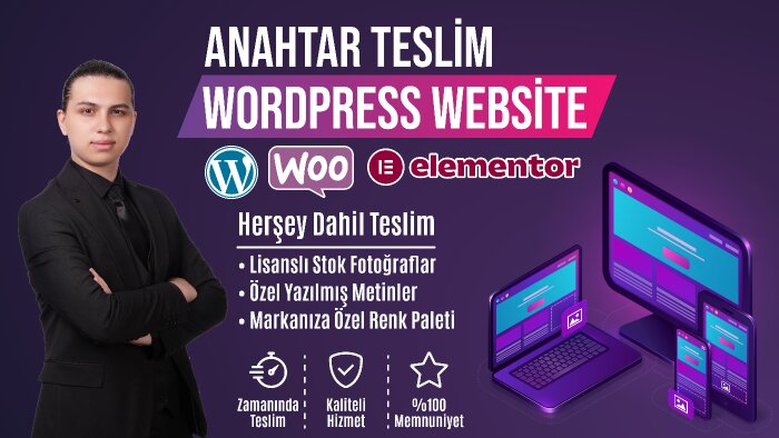 profesyonel anahtar teslim wordpress siteleri yaparım