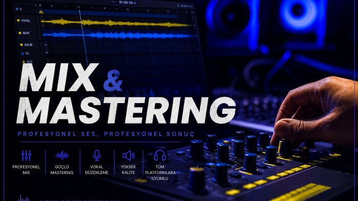 isteğe uygun profesyonel mix mastering yapabilirim