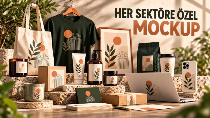 ürünleriniz için gerçekçi ve profesyonel mockup hazırlarım