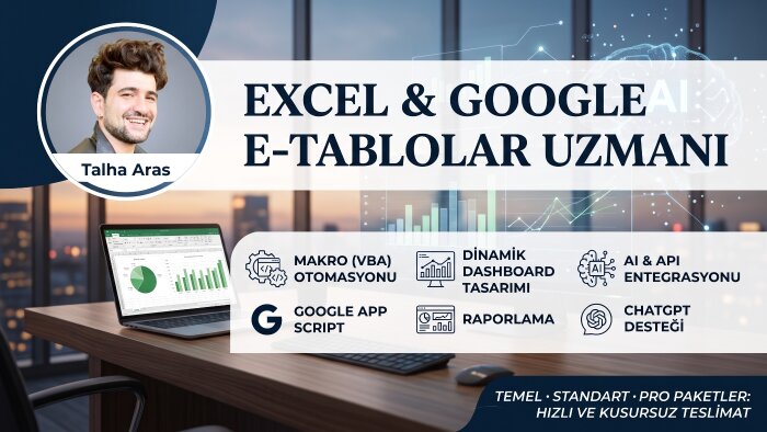 Excel dosyalarınız için makro ve formül yazarım