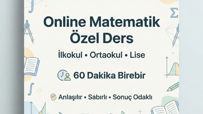 matematik özel dersi veriyorum