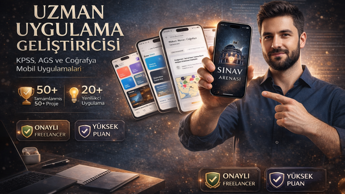 mobil platformlar için uygulama tasarlarım