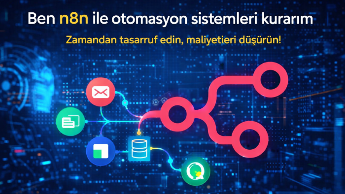 n8n ile otomasyon sistemleri kurarım