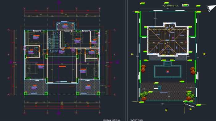 AutoCAD ile mimari çizim ve tasarım yaparım