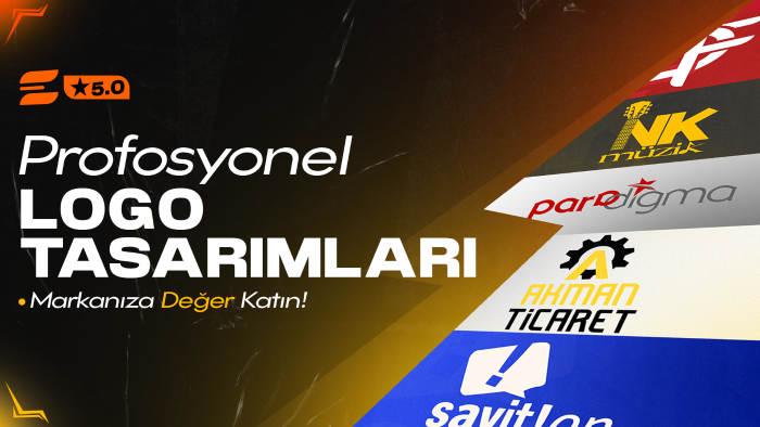 markanız için özgün ve akılda kalıcı logo tasarlarım