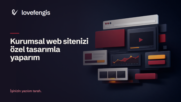 kurumsal web sitenizi özel tasarımla yaparım