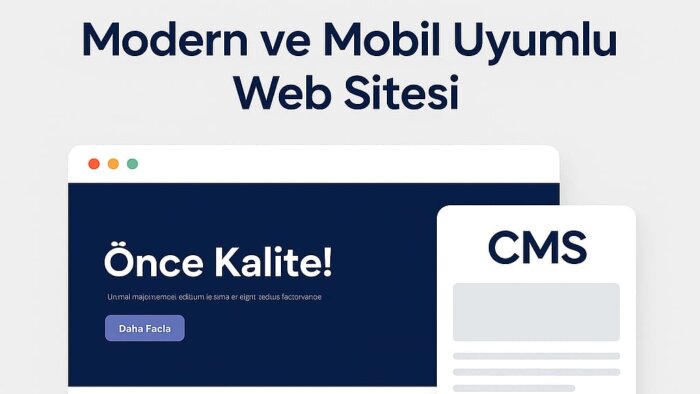 ihtiyaçlarınıza özel kullanıcı dostu siteler tasarlarım