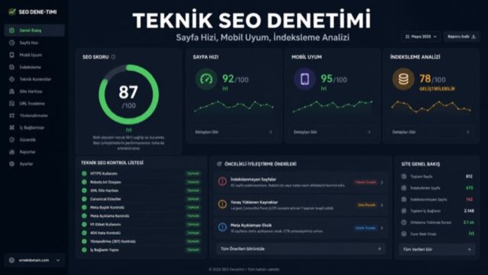e-ticaret sitenizin teknik SEO denetimini yaparım