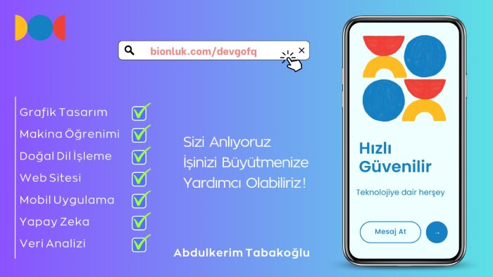 veri analizi yaparım