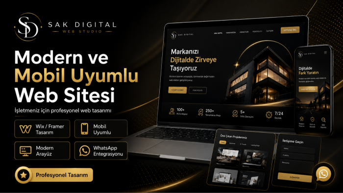 markanızı tanıtan web sitesi tasarlarım