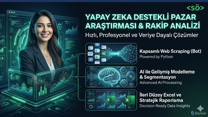veriye dayalı pazar araştırması detaylı rakip analiz sunarım