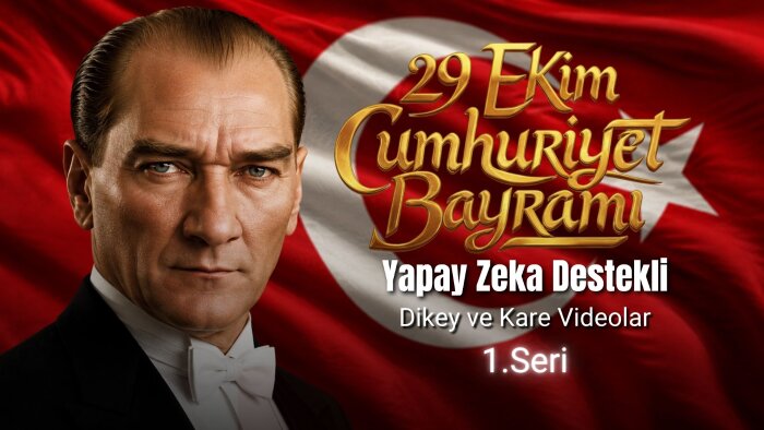 29 ekim cumhuriyet bayramı yapay zeka videosu hazırlarım