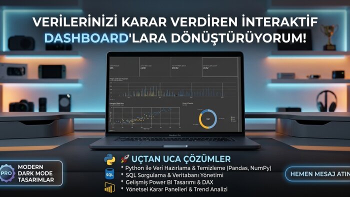 Nilay, verilerinizi modelleyip tahmin raporları çıkarıyorum