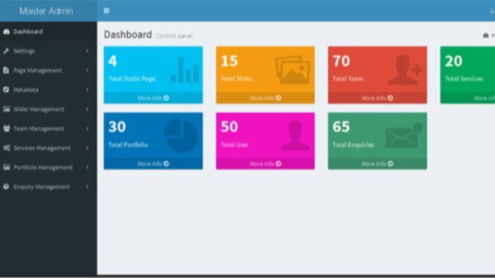 web sitenizi yönetmek için admin panel oluşturabilirim