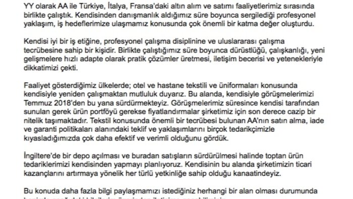 referans mektuplarınızı etkili bir şekilde yazabilirim
