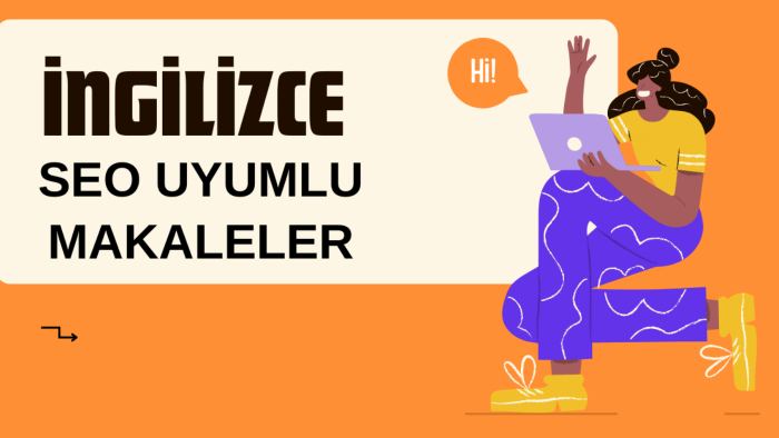 sizin için İngilizce metinler yazabilirim